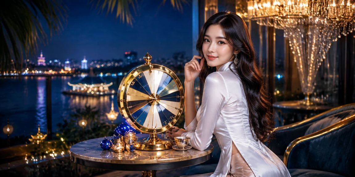 Không khí sôi động tại bàn roulette với người chơi Hà Nội mặc áo dài