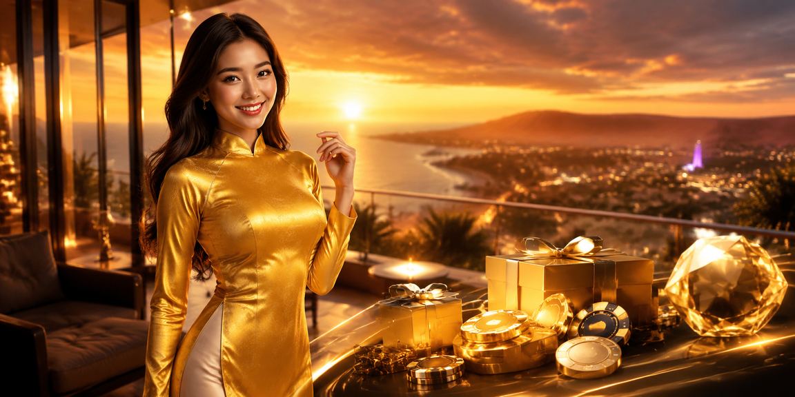 Trò chơi đặt cược tại Mũi Né trong trang phục áo dài